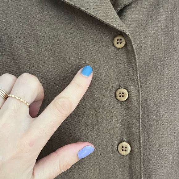 SOLD *** ILANA KOHN Harrison Cotton Jumpsuit Jumper Sz XXS but fits XS to Small - Picture 4 of 6